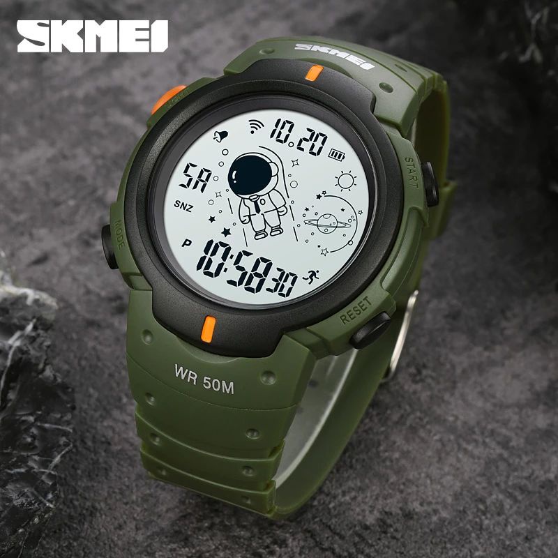 SKMEI 1820 Jam Tangan Pria Wanita Digital Chronograph Sport Watch Anti Air Tali Rubber WATCHKITE WKOS