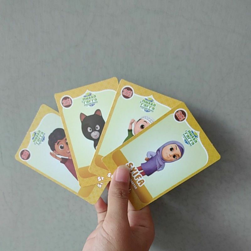 Choki choki Photocard Nussa Rarra — spesial