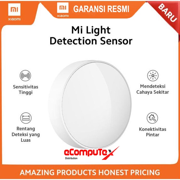 XIAOMI MI LIGHT SMART DETECTION SENSOR LAMPU MALAM OTOMATIS ORIGINAL GARANSI RESMI