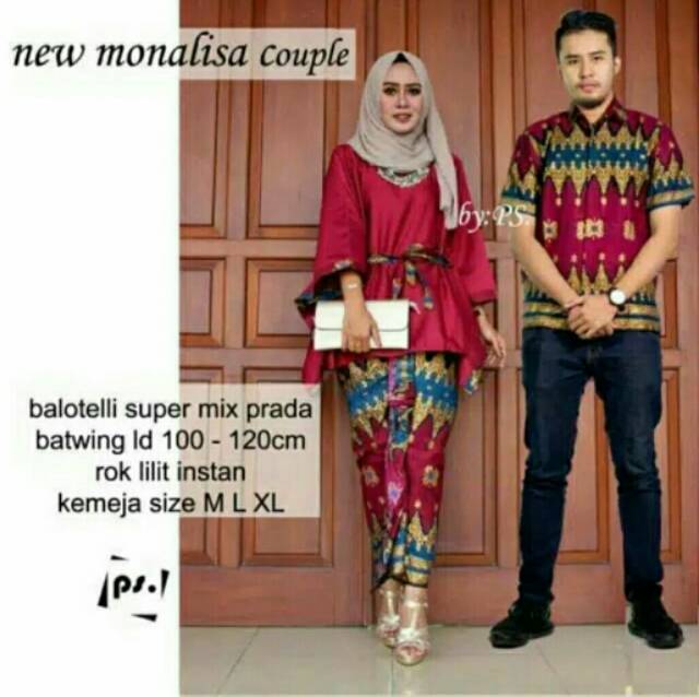 GROSIR BATIK NEW MONALISA COUPLE