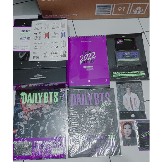 

[ Ready Stock | Sharing Goods ] BTS 2022 SEASON'S GREETINGS - RM Jin Suga j-hope Jimin V Jungkook