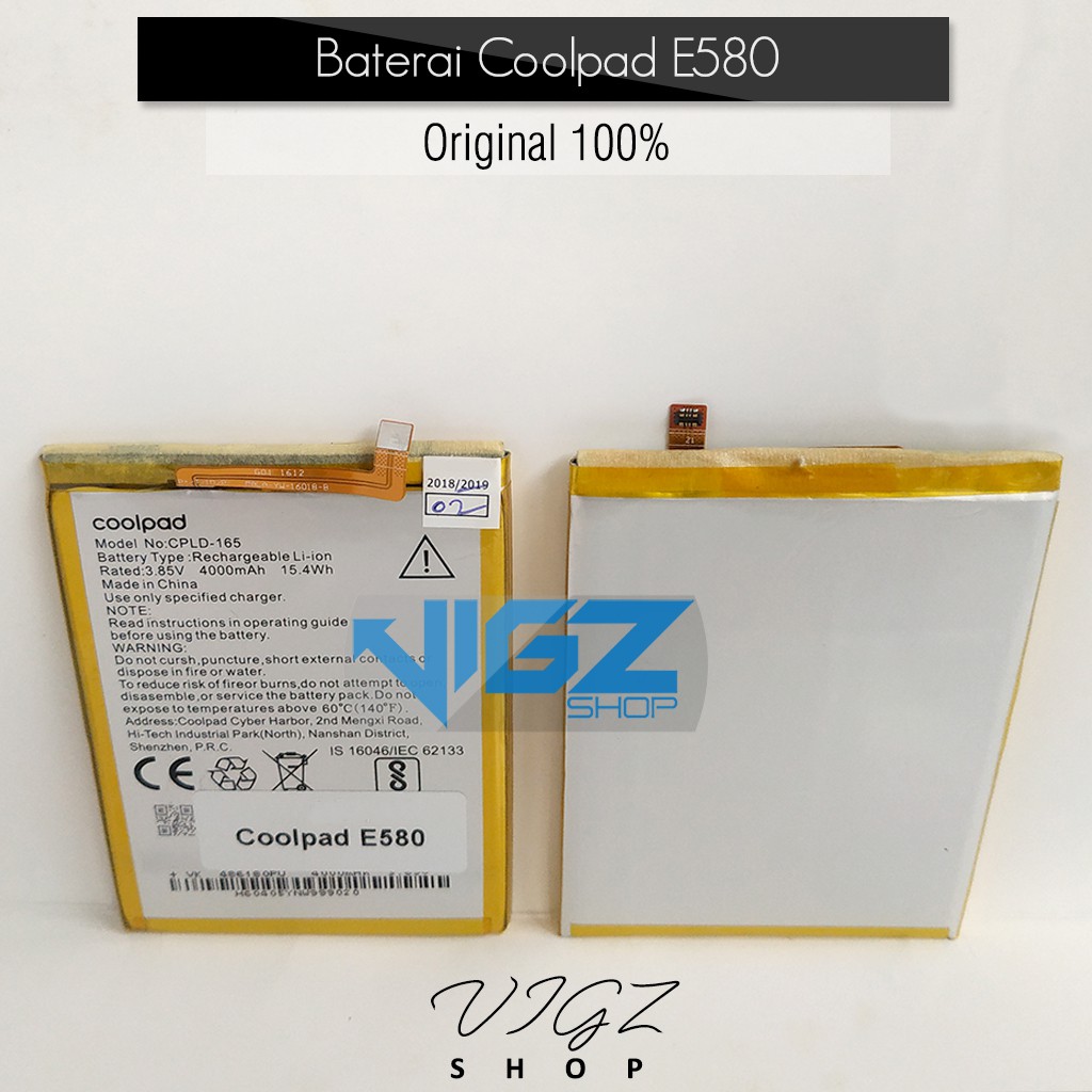 Baterai Coolpad Power E580 Original 100%