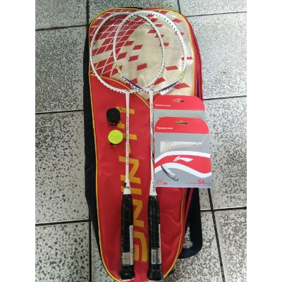 Unik Raket badminton ORIGINAL LINING SS99   TURBO X SATU PAKET DAPAT 2 RAKET Diskon