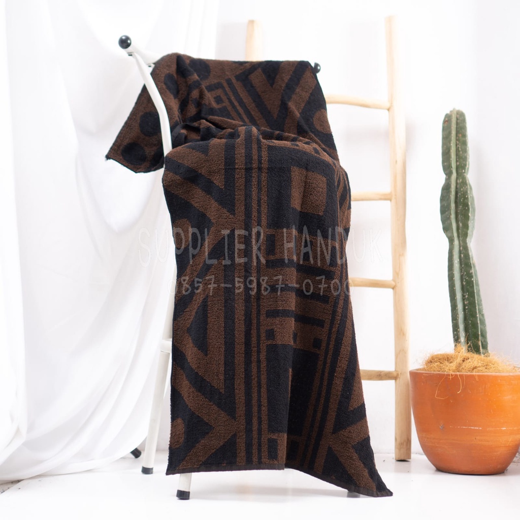 Handuk Mandi Dewasa | Handuk Mandi Katun 70x140 | Handuk Motif Lombok