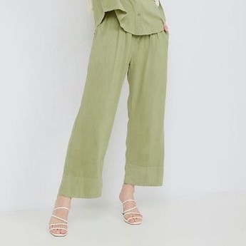 CELANA kulot sage green