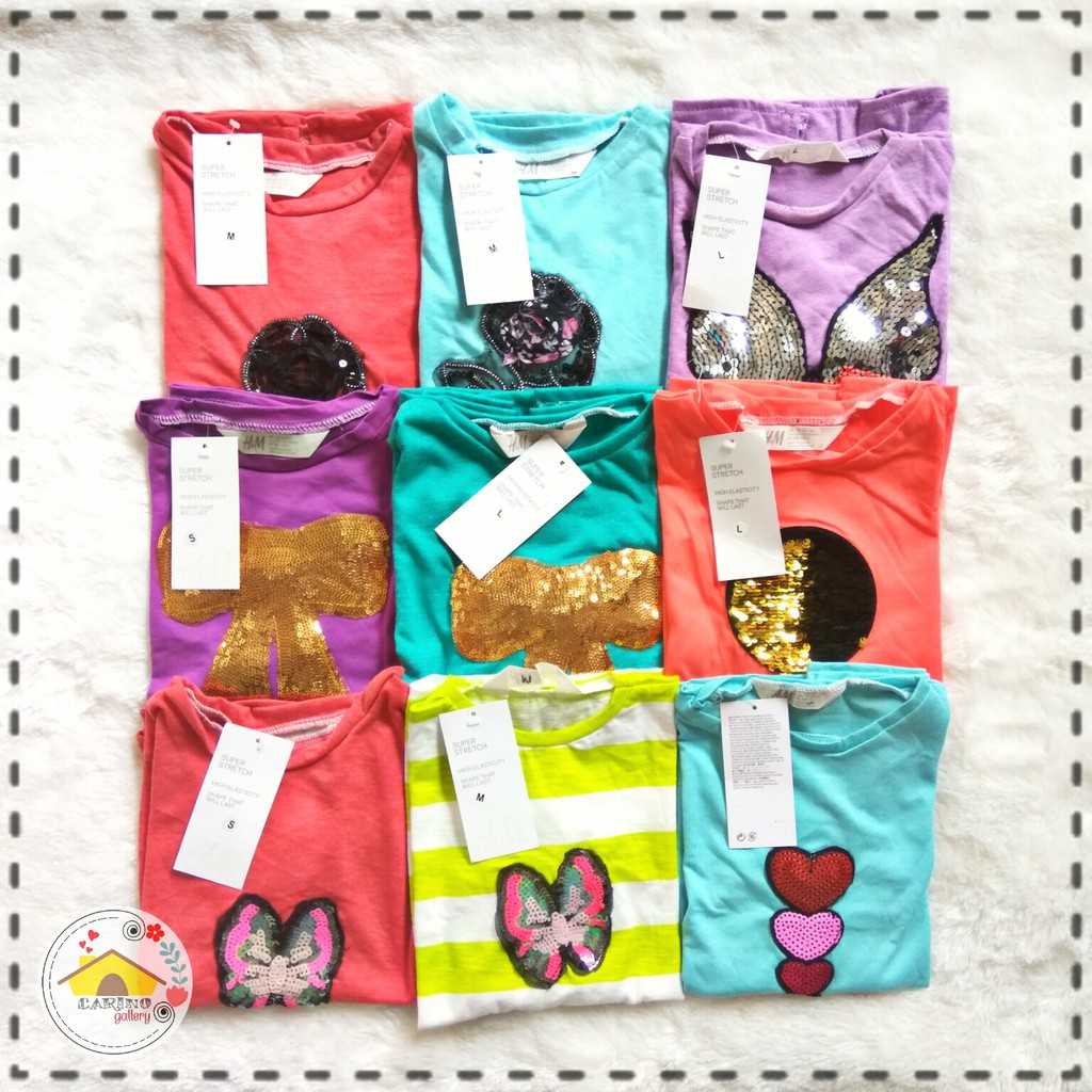 Kaos Anak H&M cmt - Sequin
