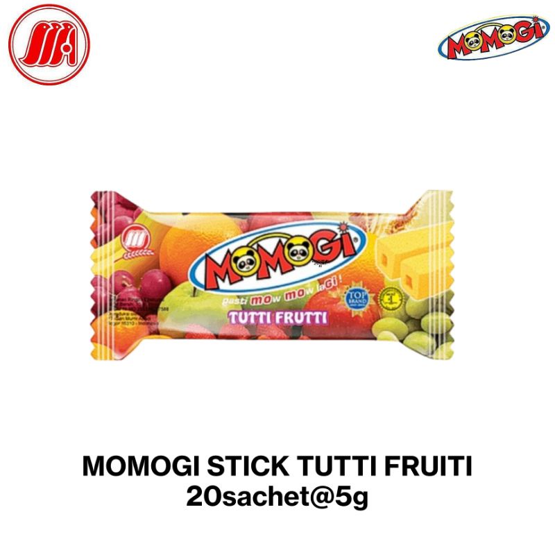 

MOMOGI STIK TUTTI FRUTTI isi 20 Pcs Enak & Best Quality