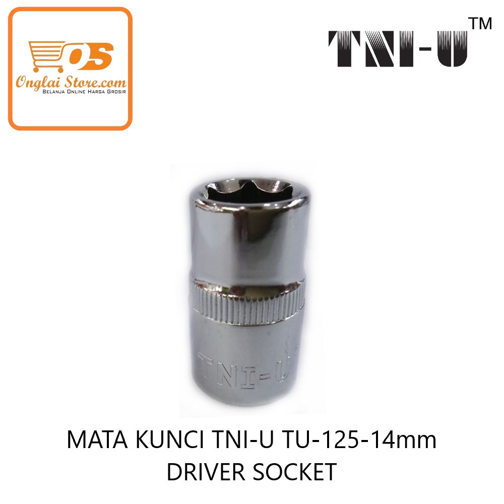 MATA KUNCI TNI-U TU-125-14mm DRIVER SOCKET  (HARGA SPESIAL)