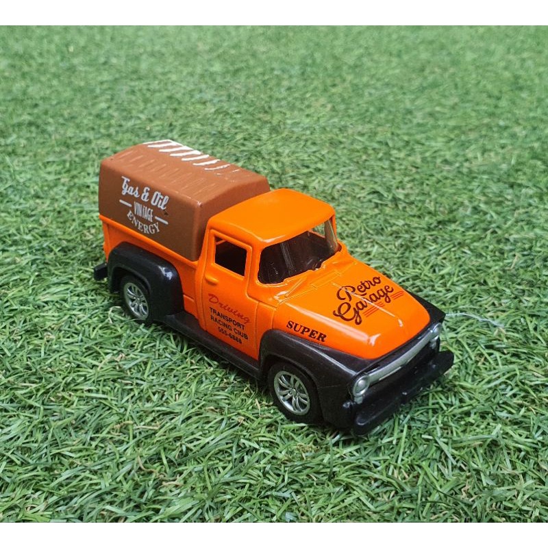 Mainan Diecast mobil pick up classic Vintage car Miniatur Mobil Mobilan Jadul Pickup