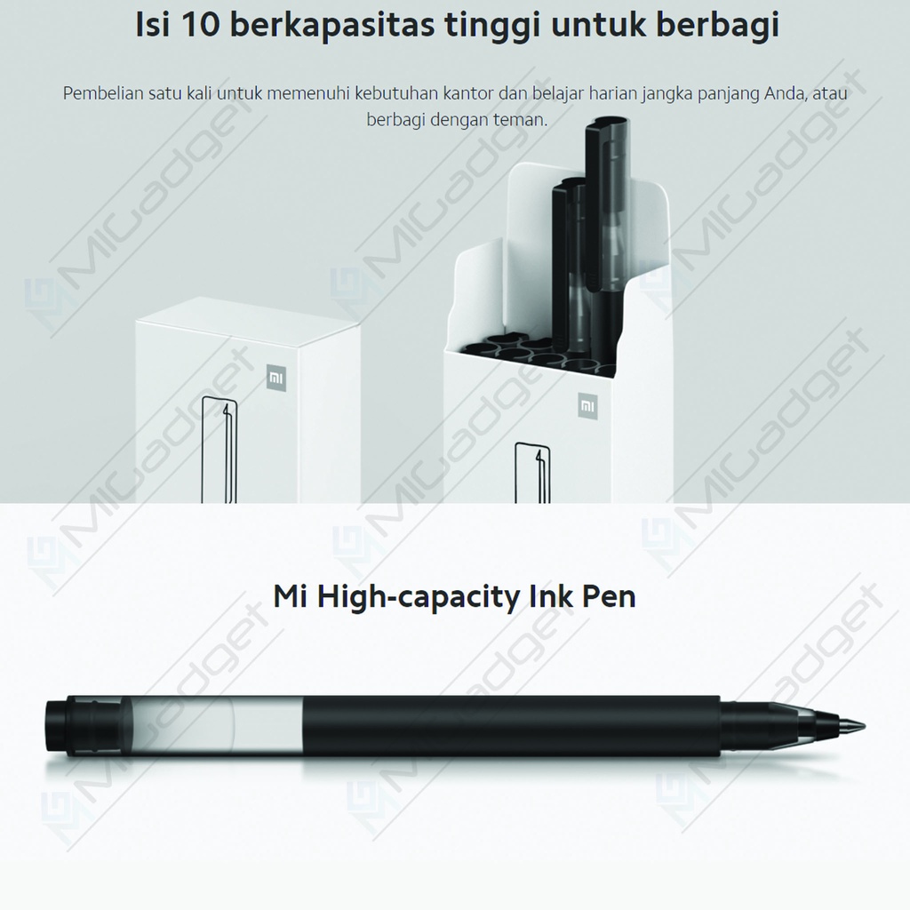 Xiaomi High-Capacity Ink Pen - Pulpen Bolpoin Gel