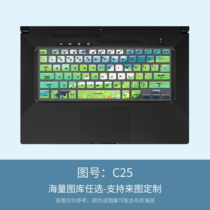 Film Pelindung Keyboard Motif Kartun Bunga Untuk ASUS Air FX516P ROG Zephyrus TUF DASH 15.6 &quot;GU603HM GV301QE