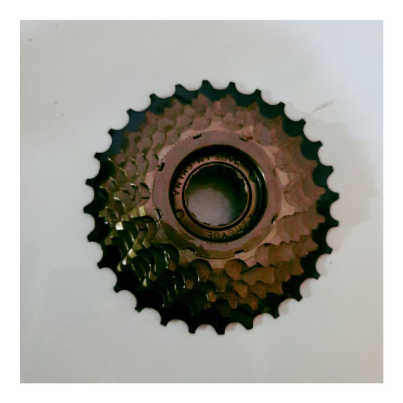 Freewheel Sprocket Gear Gir Belakang 7 Susun PACIFIC 1/2&quot; x 3/32&quot; x 7 Speed MTB Lipat | High Quality