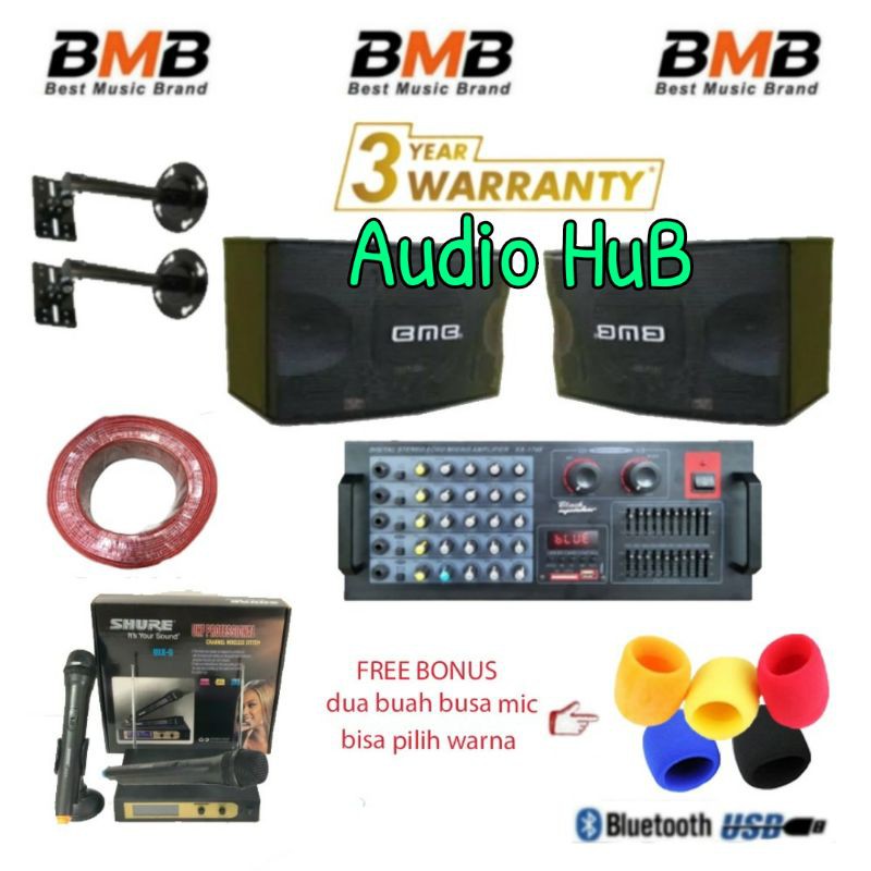 PAKET KARAOKE BMB 10 INCH SOUND SYSTEM BMB 10INCH ORIGINAL BEST 4