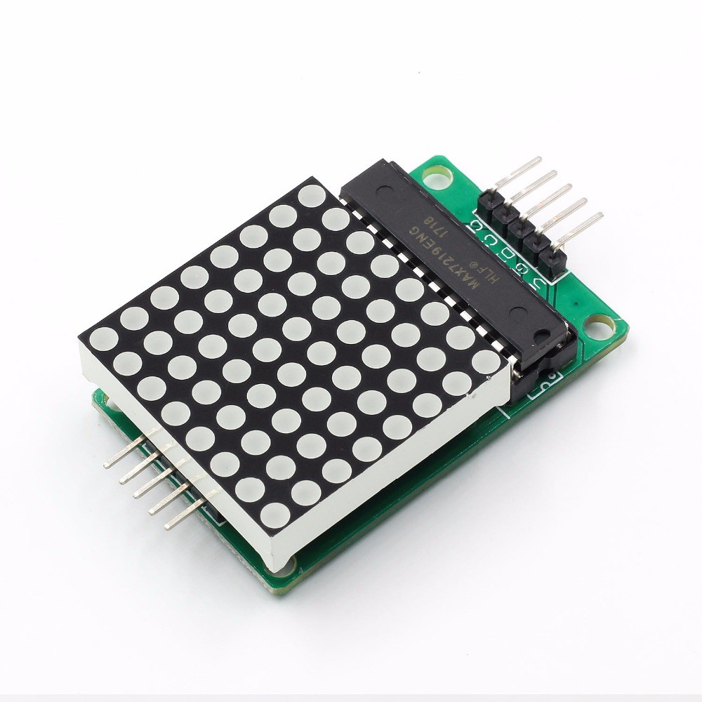 MAX7219 DOT LED MATRIX INTERFACE MODULE 8 X 8 DISPLAY