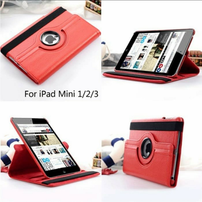 SARUNG TAB IPAD MINI 4/5 - ROTARY CASE IPAD MINI 1/2/3 IPAD MINI 2/3/4