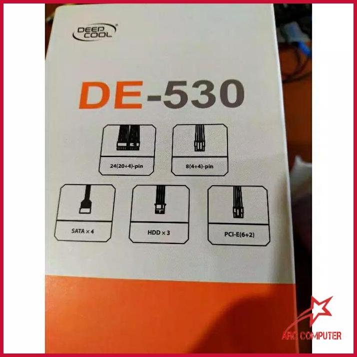 TERBATAS PSU PC PSU DEEPCOOL POWER SUPPLY DEEPCOOL DE530 DE-530 g400W 80+ RESMI
