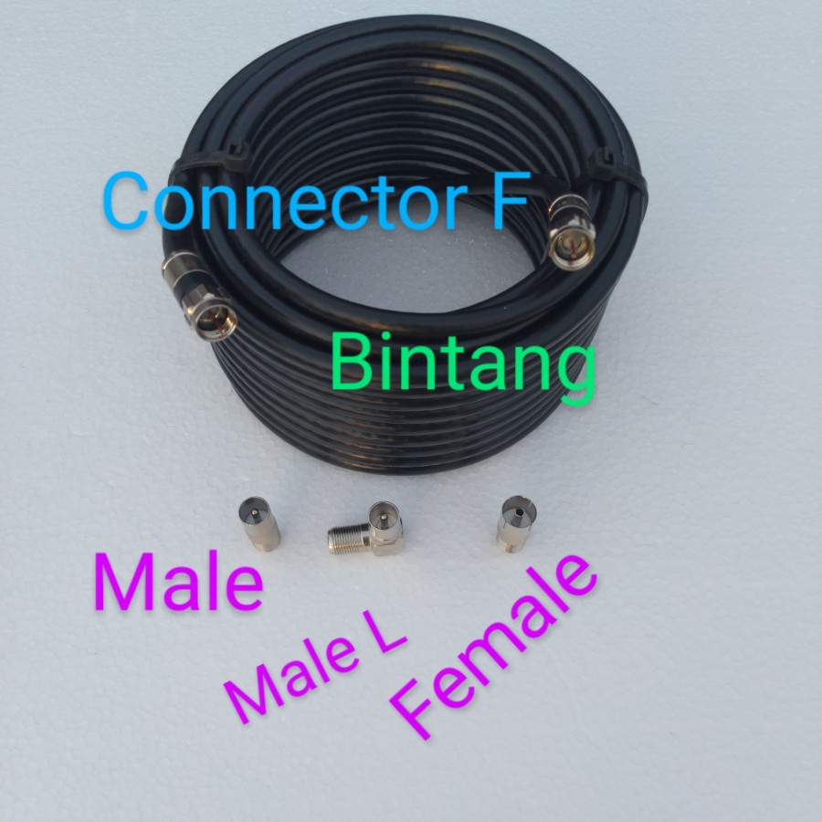 kabel antena TV 100 m multifungsi serbaguna