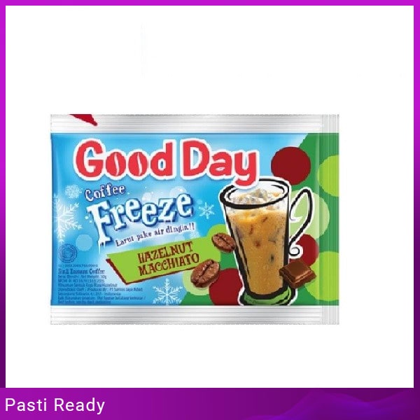 

GOOD DAY FREEZE HAZELNUT MACCHIATO 10SX30g Grosir Bisa COD