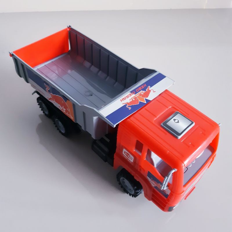 Mainan mobil truck pasir - dump truk angkut edukasi anak