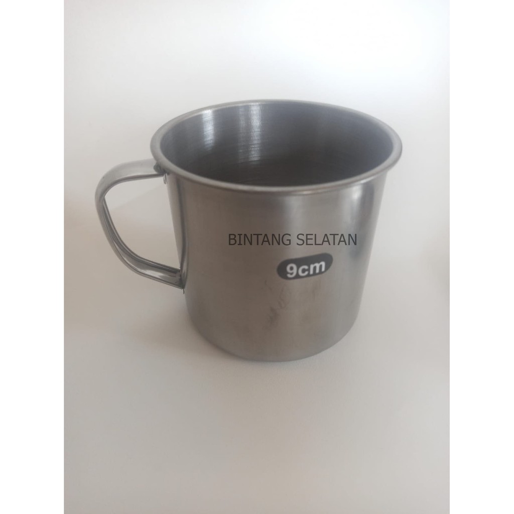 MUG CANGKIR WADAH STAINLESS SUBRON 8CM