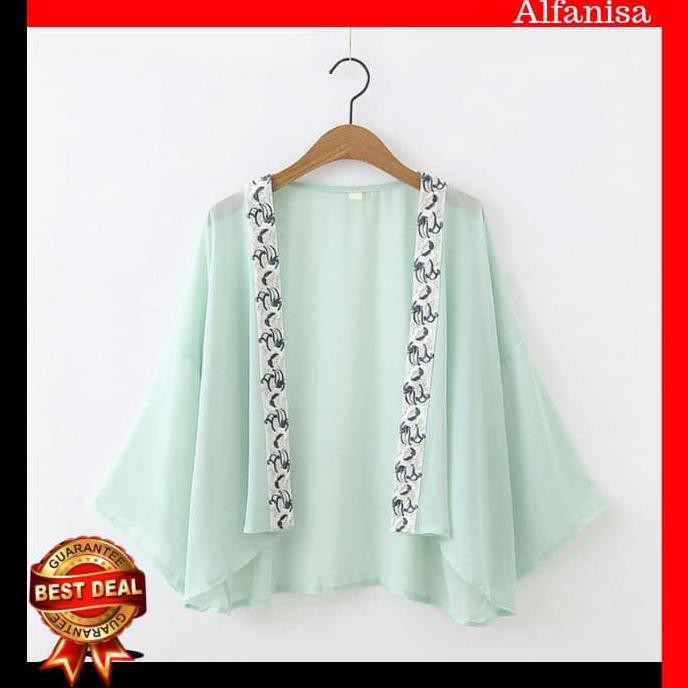BAJU ATASAN WANITA / LILITH OUTER WANITA - HIJAU TOSCA BERKWALITAS