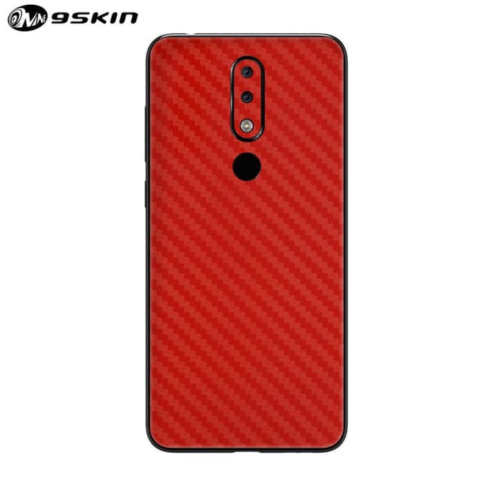 Skin Handphone / Protector Nokia 5.1 Plus - 3M Red Carbon