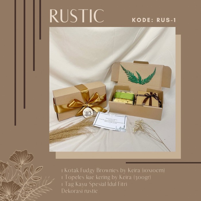 

Bf301Gf Parsel Ramadan Idul Fitri Lebaran Hampers Kue Kering Brownies Rustic Gdfd601A