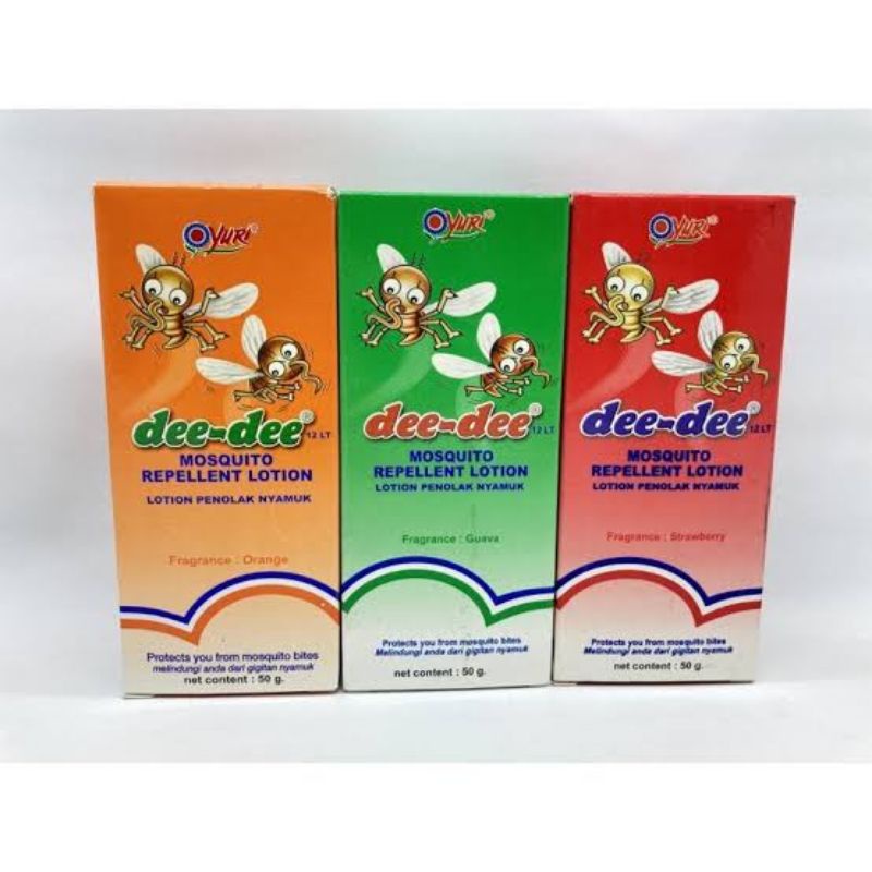 Dee Dee Mosquito Repellent Lotion Penolak Nyamuk Kids 50gr - DeeDee Anti Nyamuk Anak - Dee-Dee Anti Nyamuk Cream Losion
