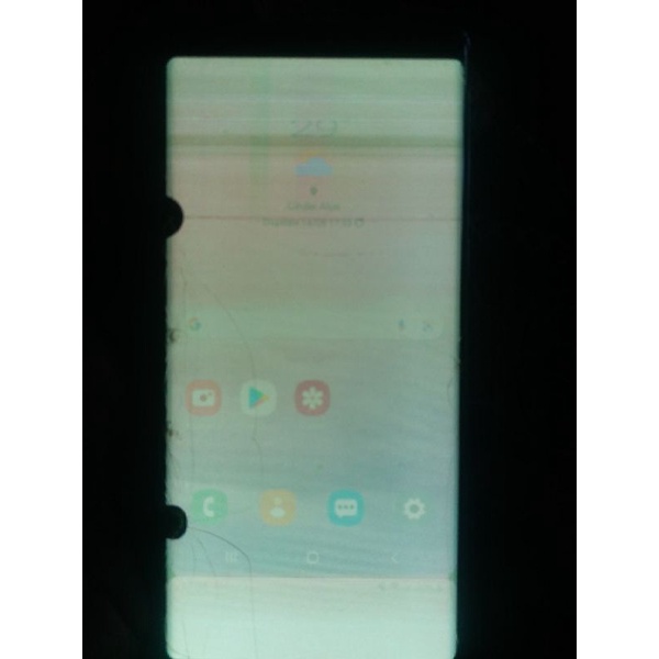 Samsung Note 8 Sein minus lcd unit.