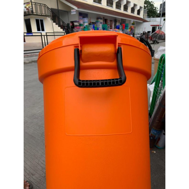 Tempat Sampah Roda 120 Liter BIO GREEN LEAF 2120