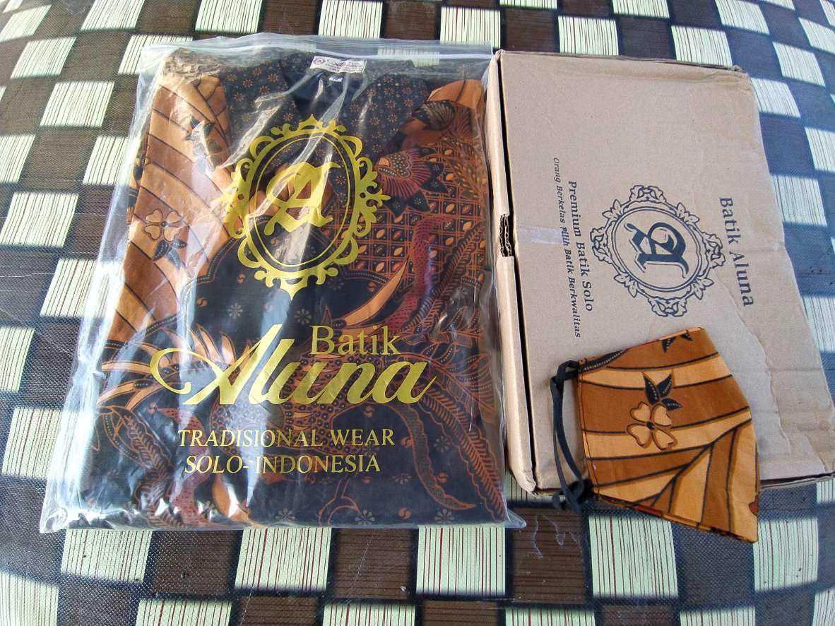 Baju Batik Pria Lengan Panjang Kemeja Batik Cowok Modern Batik Slimfit Batik Premium Pria Solo 097