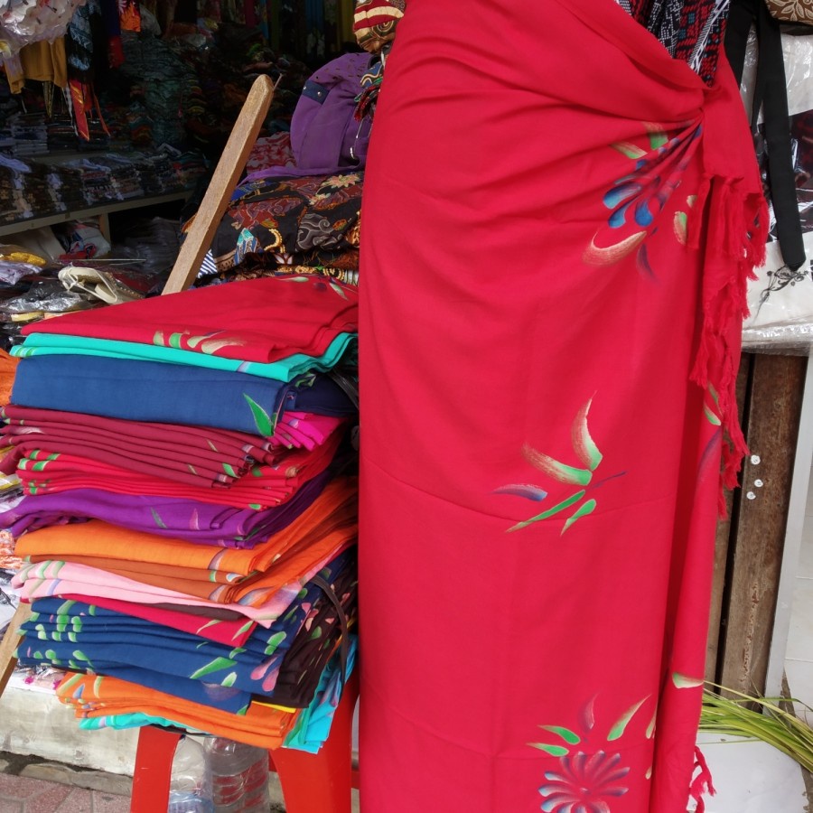 Kain pantai stik lembaran khas bali