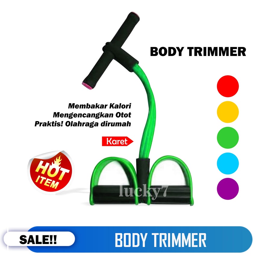 LUCKY77 - [ BISA COD ] Body Tummy Trimmer Alat Fitness / Alat Olahraga Sit Up Pengecil Perut &amp; Pembakar Lemak