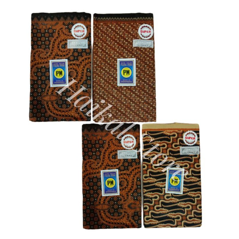 Samping Batik Halus / Kain Panjang Batik PM Biru/jarik Batik