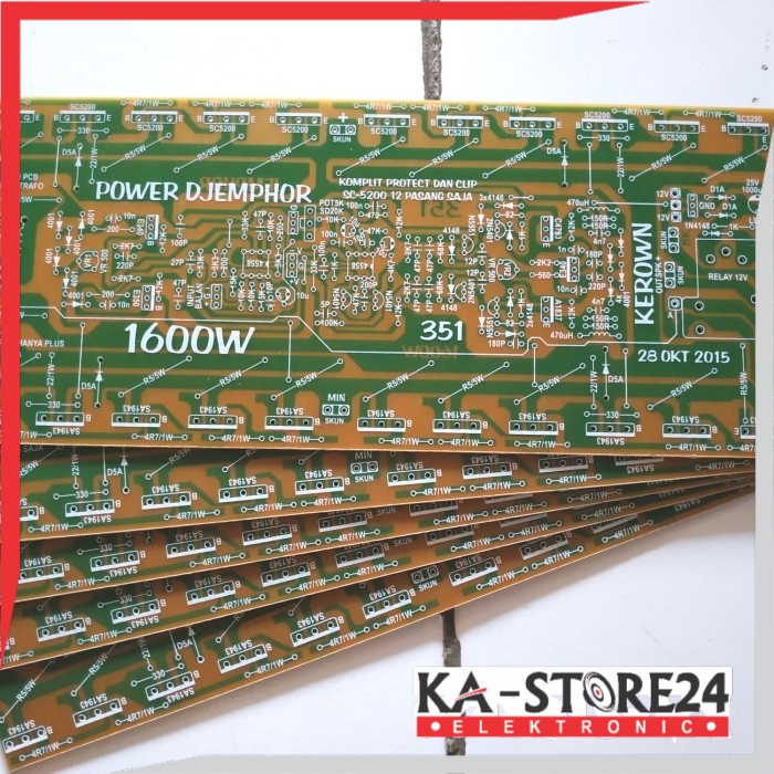 PCB Power Amplifier 1600 Watt Class GB
