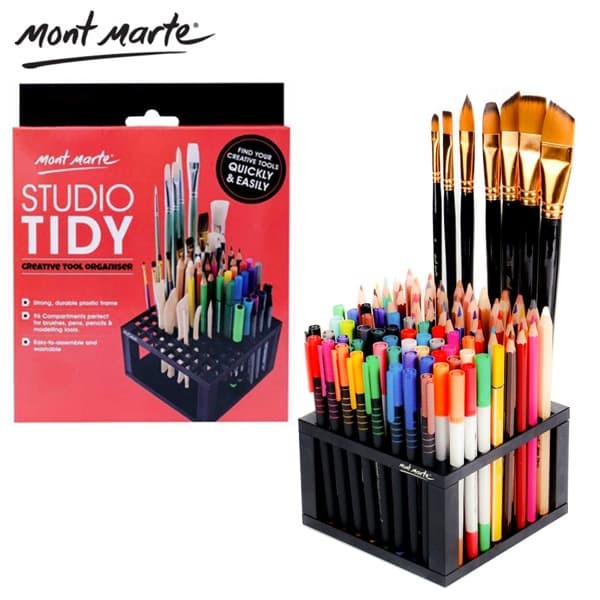 

READY Mont Marte Studio Tidy Organiser / Stationery Stand BERMUTU