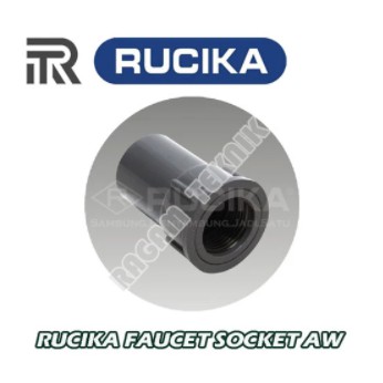 Rucika Faucet Socket 1" x 1/2" AW Soket Sok Drat Dalam SDD PVC Sambungan Fitting Pipa