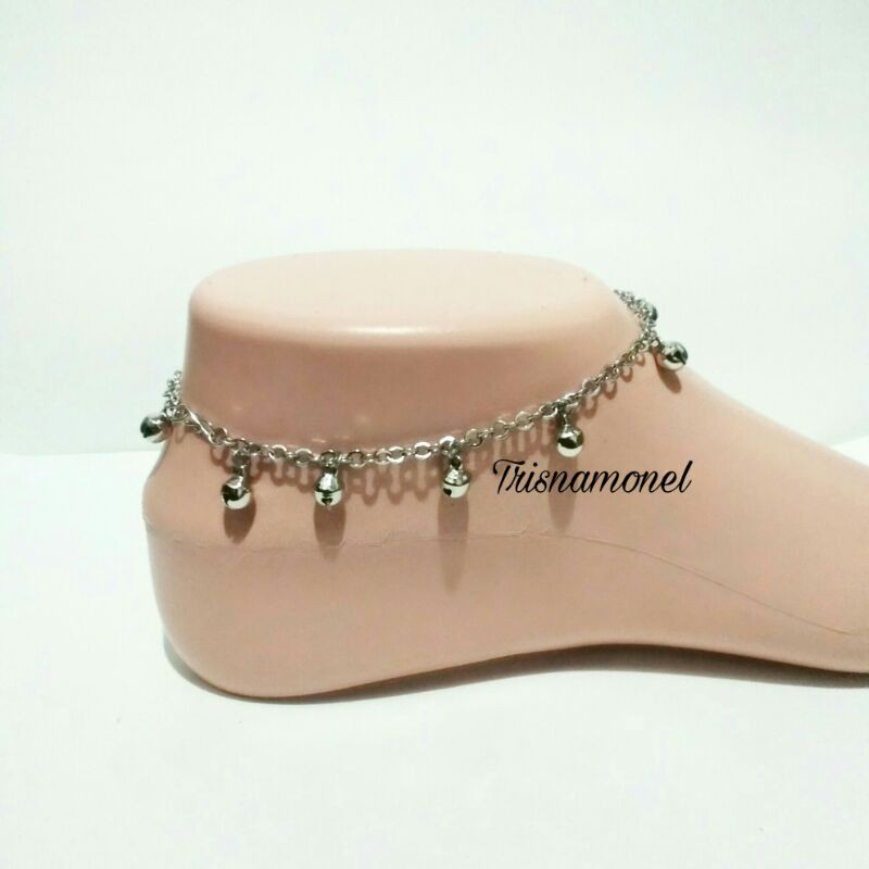 GELANG KAKI ANAK DAN DEWASA BAHAN MONEL ORIGINAL