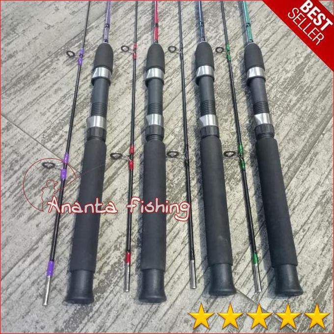 Joran Fiber Thomson Gagang Alat Pegangan Pancing Ikan Kolam Sambungan