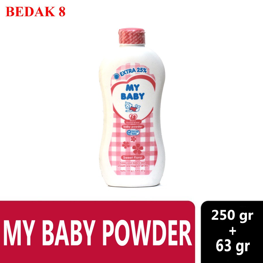 Bedak My Baby Powder 250 gr + 63 gr/ Bedak Bayi My Baby