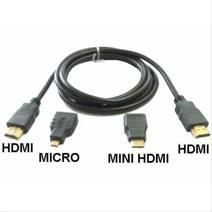 kabel hdmi 3 in 1 panjang 1.5m