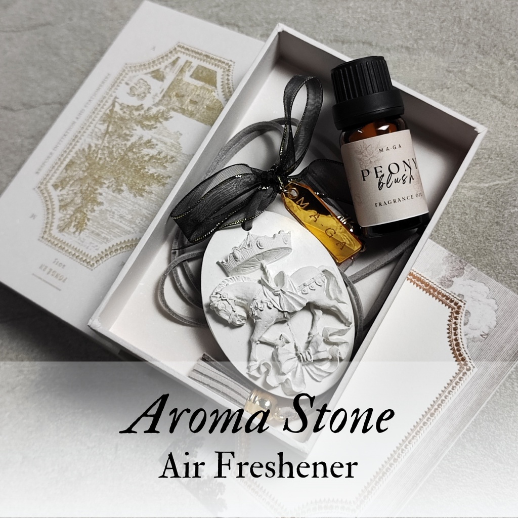 Jual Aroma Stone Ceramic Scent Car Hanging Air Freshener Souvenir Gift