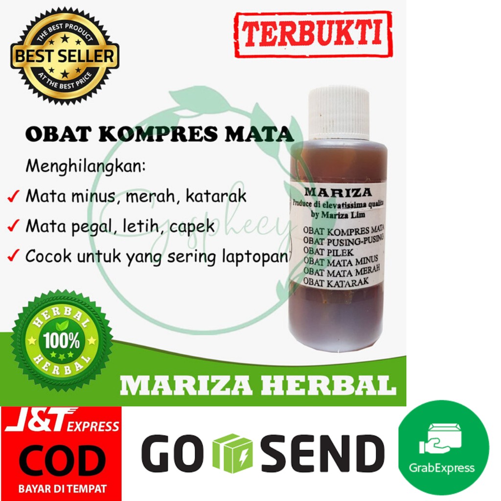 TrixOLShop Obat Kompres Mata Minus / Katarak / Merah / Mariza Herbal Tradisional