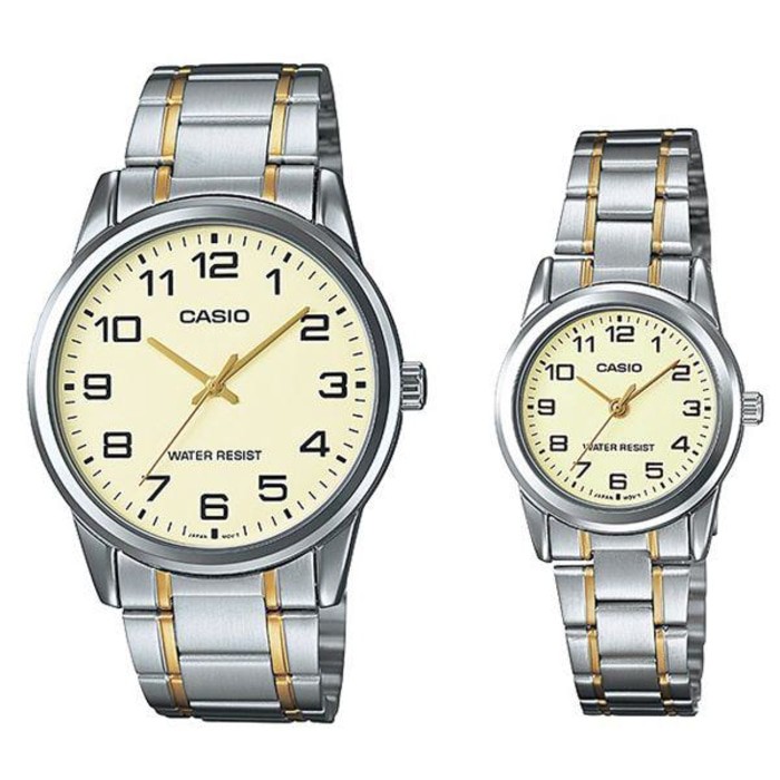 Best Price Termurah  Jam Tangan Casio Couple Casio Original V001Sg-9B Rantai