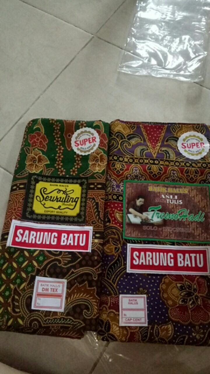 Kain Sarung Wanita Sarung Batik Tresnohadi Batik Halus Katun Tebal Batik Solo Sarung Batu Murah Cod