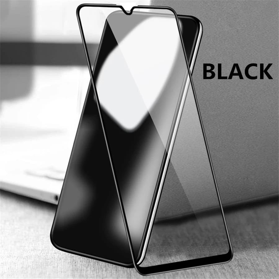 REALME U1 REALME V5 5G REALME V11 5G REALME U13 5G Tempered Glass Full Lem 9D Full Cover Anti Gores Kaca - White_Cell