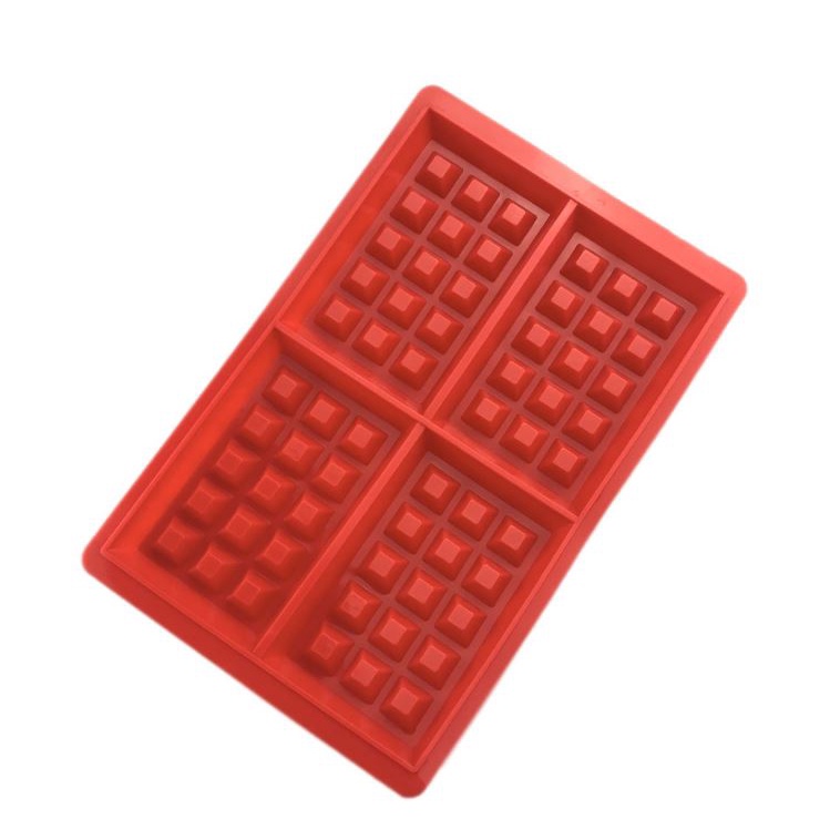 Loyang Silicone Waffle Cetakan Waffle Non-Stick Baking Mould