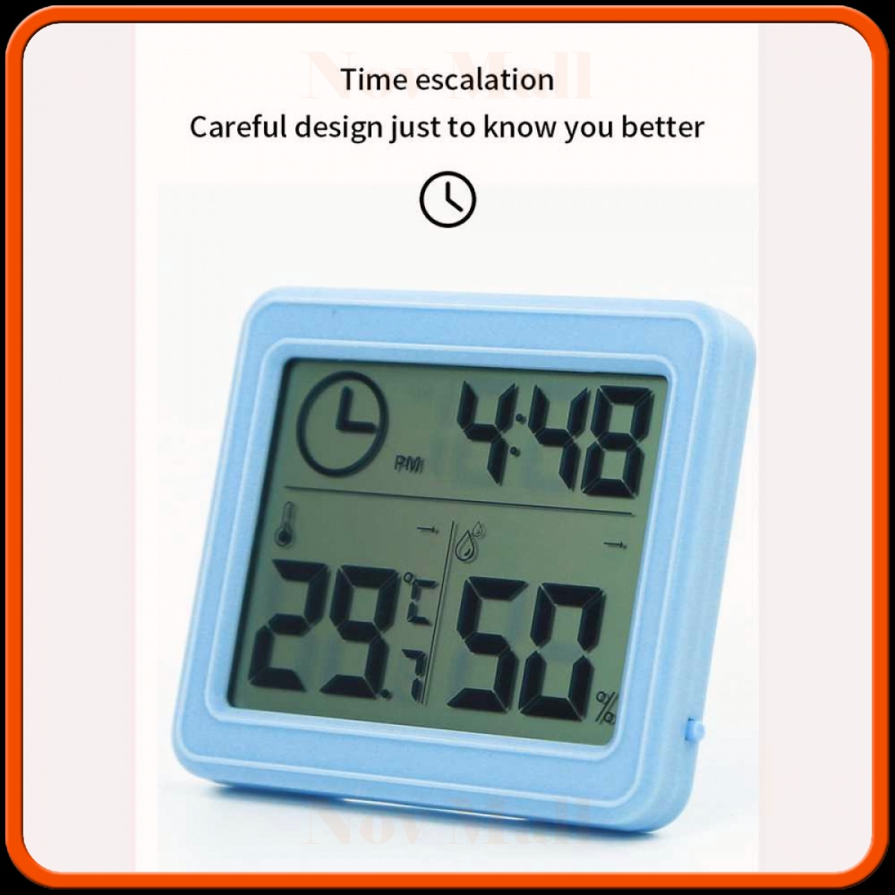 Jam Digital Meja Dinding Thermometer Hygrometer Sensor