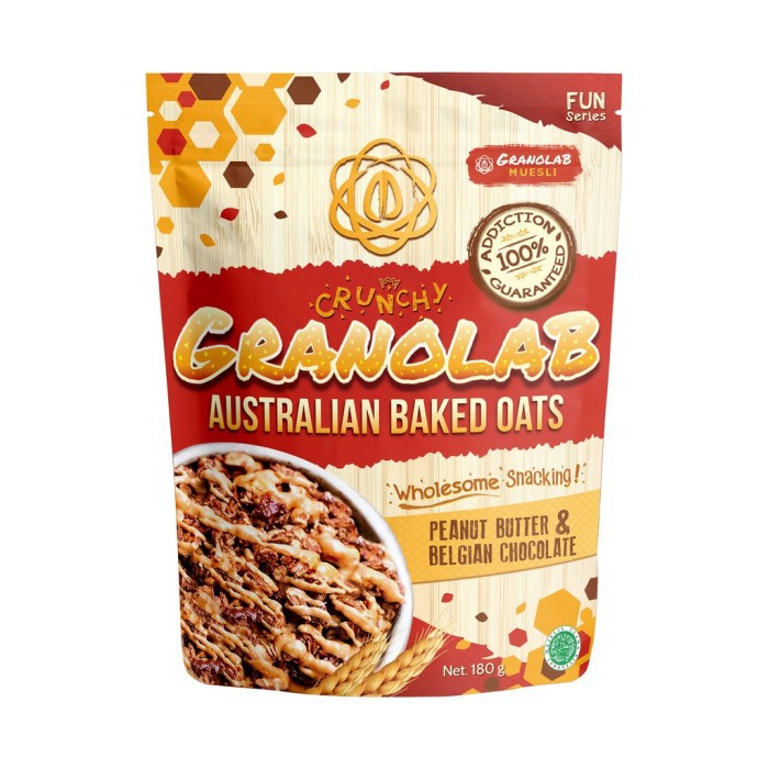 

Granolab Peanut Butter & Belgian Chocolate - 180 gr