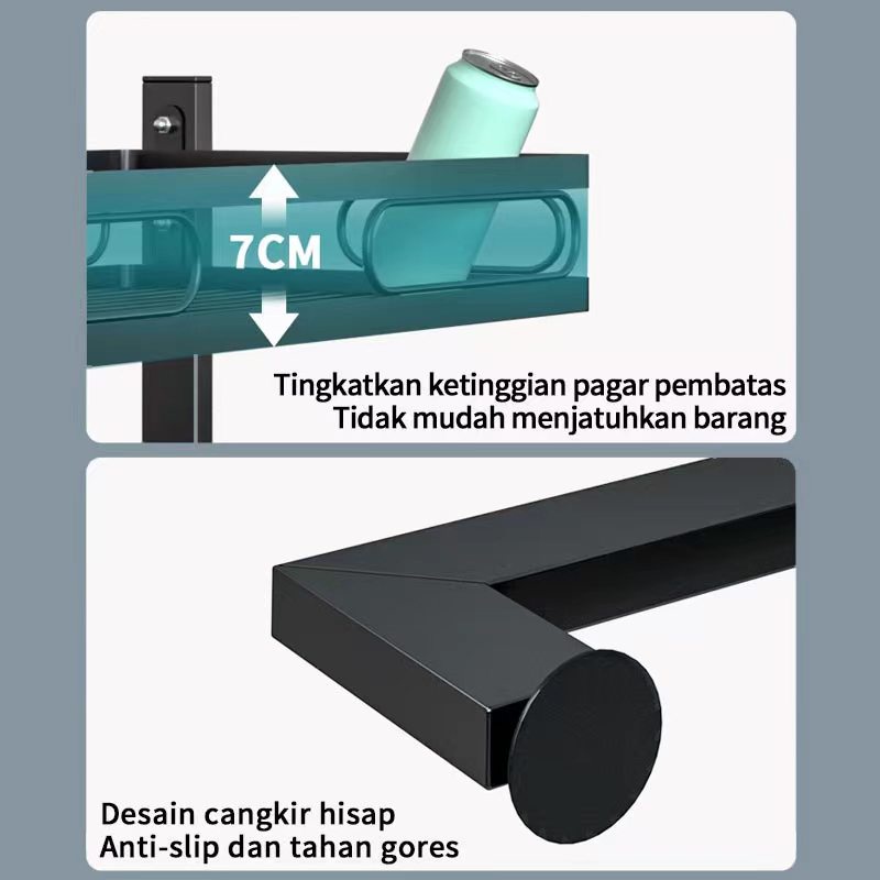 Rak Cuci Piring Wastafel Rak Dapur Anti Karat Stainless Steel Rak Piring Dengan Aksesoris